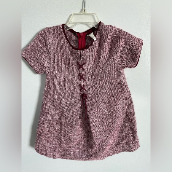 Vintage Little Bitty 2 piece set dress and coat with fur. Size 2T - Picture 6 of 6